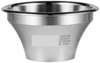 Variable Diameter Espresso Portafilter Filter Basket, Compatible For IKAPE, Precision Extraction For 54mm / 58mm Bottomless(54mm 16g 33mm) by Unknown