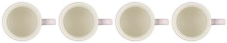 Le Creuset Stoneware Vancouver Mug, Set of 4, 14 oz. each, Shallot - Image 4