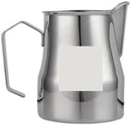 350ml/500ml 304 Stainless Steel Coffee Pitcher Milk Frothing Cup Cream Maker Barista Craft Espresso Latte(500ML Logo 01) by Unknown