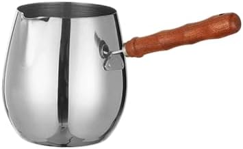 Large Capacity Milk Steaming Pitcher with Ergonomic Grip, 300/420 / 600ML Stainless Steel Frother Cup for Use Coffee Frother Pitcher with Ergonomic Handle by Unknown