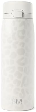 Simple Modern Ceramic Lined Insulated Coffee Tumbler | 16oz, Leopard by Unknown