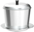 Large Vietnamese Coffee Maker - 10 Cup Stainless Steel French Press Style Coffee Pot with Pour Over Dripper, Portable - Image 3