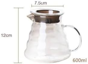 SODEF V60 Dripper Glass Carafe Grinder Set 600ml Ceramic Coffee Brewing Equipment for Pour Over Coffee Lovers - Image 4