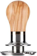51.6mm Elasticity Adjustable With Scale Lines Stainless Steel Coffee Tamper，Compatible For La Pavoni，replacement Espresso Accessory(Olive wood) by Unknown