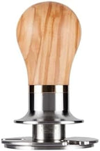 51.6mm Elasticity Adjustable With Scale Lines Stainless Steel Coffee Tamper，Compatible For La Pavoni，replacement Espresso Accessory(Olive wood) by Unknown