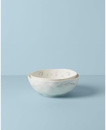 Lenox Oyster Bay 2-Piece Nesting Serving Bowls, 5.50 LB, White - Image 4