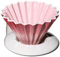 Porcelain Coffee Dripper Ceramic Filter Cup Reusable Filters Funnel Manual Brew Tool Chic Home Barista Accessories(Color 2) by Unknown