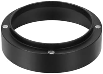 51/54/58mm Espresso Dosing Funnel, Aluminum Coffee Dosing Ring with Magnetic Replacement Compatible with Espresso Machine Portafilter(Black Magnetic-51mm) by Unknown