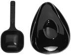 Ceramic Coffee Bean Dosing Cup and Spoon Set Measuring Tray Kit(A) by Unknown