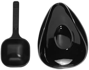 Ceramic Coffee Bean Dosing Cup and Spoon Set Measuring Tray Kit(A) by Unknown