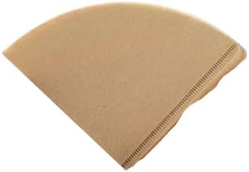 40/100Pcs V Shape Coffee Filter Paper Unbleached V60 Filters For Pour Over Maker Drip(Coffee 100 PCS) by Unknown