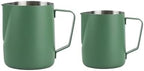 Milk Frother Cup,Coffee Jug,Stainless Steel Kitchen Milk Cup Crafts Coffee Latte Frothing Pitcher Mug Frothing Jugs Foam Art 350/600ml Steaming Mugs(350ml) - Image 2