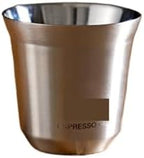 304 Stainless Steel Espresso Mugs 80ML Coffee Cups Insulated Double Wall Heat-insulating Safe Small Capacity Drink(Steel color) by Unknown