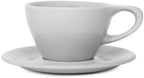 notNeutral Lino Porcelain Cup & Saucer Small Latte 8 oz (8 oz, 6) by notNeutral