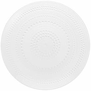 Fortessa Jupiter Hobnail Glass, 10.5" Dinner Plate (Set of 4), Clear by Unknown