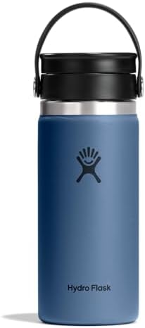 Hydro Flask Flex Sip Coffee Tumbler – Insulated Stainless Steel, Non Spill, Leak Proof Travel Coffee Cup 16 Oz Harbor Blue by Unknown