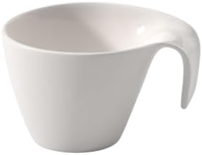 Villeroy & Boch Flow Breakfast Cup, 12.75 oz, Premium Porcelain, White by Unknown