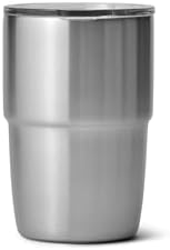 YETI Rambler 8 oz Insulated Coffee Mug with Lid - Stackable Double-Wall Vacuum Insulated Coffee Cup - DuraSip Ceramic Lining - Barista-Friendly Design - Stainless Steel - Dishwasher Safe - Image 6