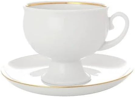 Tea/Coffee Cup and Saucer Classic Golden Ribbon 11 oz/325 ml by Unknown