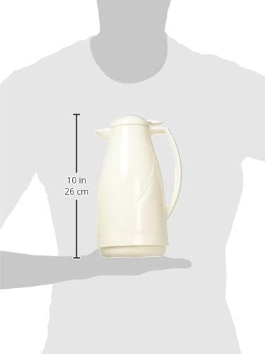 Zojirushi Euro Carafe, 1 Liter, Plastic, White, Made in Japan - Image 4