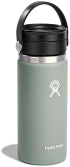 Hydro Flask Water Bottle - Insulated Stainless Steel - Wide Mouth Flex Sip Lid, Non Spill, Leakproof and Refillable in 16 Oz Agave - Image 2