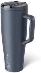 BrüMate Era Flip 40oz Tumbler with 100% Leakproof Covered Straw Lid | Hygienic Covered Straw | Insulated Stainless Steel Water Bottle with Handle | Cup Holder Friendly | BPA-Free (Nightfall Blue) - Image 2