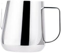 Milk Frother Cup Stainless Steel Milk Frothing Pitcher 500ml/17oz Stainless Steel Espresso Steaming by Unknown