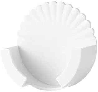 Coffee Portafilter Wall Rack Self-adhesive Espresso Filter Holder 51MM / 53MM / 58MM Tamper Mounted Tools，Closely Fit(White) by Unknown