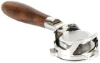 54mm Bottomless Naked Portafilter Handle With Basket, Compatible For Breville, 870 875 878 880 Espresso Replacement Part(L walnut wood) by Unknown