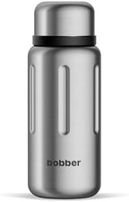BOBBER 26 oz Stainless Steel Insulated Flask with Removable Tea Infuser – Keeps Hot 28 Hours, Cold 42 Hours – Leak-Proof, Dishwasher Safe Travel Bottle for Coffee & Tea (Matte) by Bobber