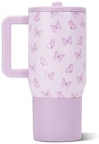 HydroJug Traveler 20oz Kids Insulated Tumbler with Handle, Flutter - Image 4