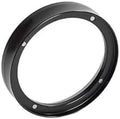 Portafilter Funnel 9 Pcs Coffee Metering Ring Aluminum Alloy Magnetic Handle Powder to Prevent Flying (51/53/58mm)(Black-58MM-) by Unknown