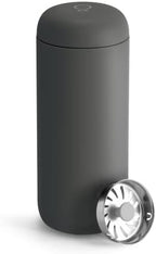 Fellow 16 oz Carter Move Travel Mug - Vacuum-Insulated Stainless Steel Travel Coffee Mug - Coffee Tumbler with Ceramic Interior and Splash Guard - Slate Grey by Unknown