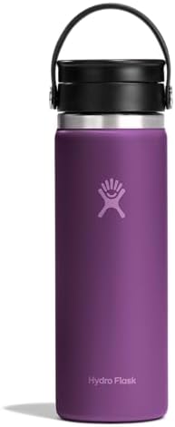 Hydro Flask Flex Sip Coffee Tumbler – Insulated Stainless Steel, Non Spill, Leak Proof Travel Cup 20 Oz Beachplum Purple by Unknown