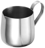 Milk Frother Cup,Coffee Jug,304 Stainless Steel Mini Milk Jugs Pointed Flower Jar Small Milk Jigger Coffee Tool Cups Pitcher(12.5ml Very Small) by Unknown