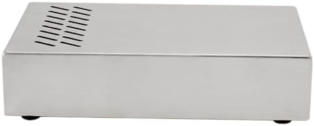 DIBTSA Espresso Knock Box Drawer, Stainless Steel Coffee Grounds Container with Removable Rubber Knock Bar and Non-slip Base, Mini 9.29 x 5.43 x 2.08 inches (Silver) - Image 6
