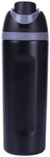304 stainless steel material, cold-proof water bottle, insulated water bottle, sports and travel water bottle (black, 24oz) by Unknown
