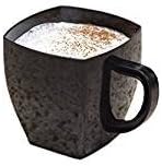 zappy 240 Ct Square 2 Oz Mini Coffee Espresso Cups Cappuccino Cups Mugs Small Dessert Shot Glasses Party Wedding Cups Disposable Plastic Mug (Black) - Image 3