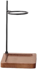 Pour Over Coffee Stand Coffee Dripper Holder Wooden Stand Espresso Hand Press Walnut Pour Over Station Rack Functional Design Suitable for Home, Style B by Unknown