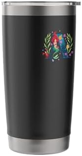 Disney Princess Alphabet Monogram Mermaid Letter A for Ariel Stainless Steel Insulated Tumbler - Image 3