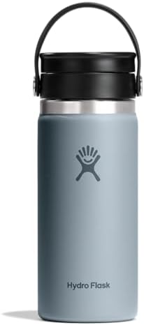 Hydro Flask Flex Sip Coffee Tumbler – Insulated Stainless Steel, Non Spill, Leak Proof Travel Coffee Cup 16 Oz Shale Gray by Unknown