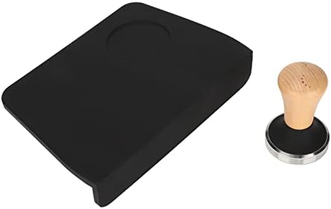 Coffee Mat, Silicone Coffee Mat Tamper Mat with Coffee Tamper Oil Proof Coffee Pad Tamper Kit for Espresso Machine (51mm / 2.01in Tamper) (58mm / 2.28in Tamper) (51mm / 2.01in Tamper) - Image 6