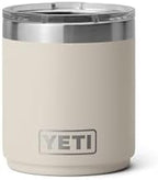 YETI Rambler 10 oz Ceramic Lined Lowball 2.0, Vacuum Insulated with MagSlider Lid, Cape Taupe by YETI