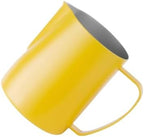 milk frothing pitcher Milk Jug 350/600ML Stainless Steel Frothing Pitcher Pull Flower Cup Coffee Frother Latte Art Foam Tool Coffeware for kitchen(350ml,Yellow) by Unknown