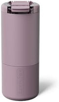 BrüMate Strova 18oz 100% Leakproof Insulated Coffee Mug | Ceramic-Lined Interior | Built-In Silicone Sleeve for Travel | Locking Flip Lid (Lilac Dusk) by Br%C3%BCMate