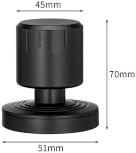 Coffee Tamper Espresso Tamper Calibrated Tamper Spring Loaded Tamper With Constant Pressure Stainless Steel Threaded Flat Base And Compact Height suitable for cafe setup - Image 4