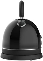 CULINARY CHEF Retro Electric Hot Water Kettle with Speed Boil Tech, Bpa-Free, 1.8, Stainless Steel, Black - Image 5