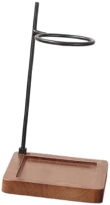 Pour Over Coffee Stand Coffee Dripper Holder Wooden Stand Espresso Hand Press Walnut Pour Over Station Rack Functional Design Suitable for Home, Style B - Image 6