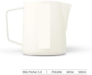 Classic Milk Frothing Pitcher 500ml Red Stainless Steel Steaming Pitchers Cappuccino/Latte Art Milk Cup Coffee Tool(500ml,1pec) - Image 2