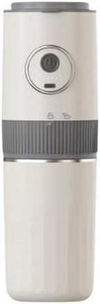 Electric Coffee Grinder and Brewing Combo Portable Coffee Maker Wireless Handbrewed Machine Rechargeable Battery Stainless Steel Cup 350ml Capacity (2566 English Version) by Unknown